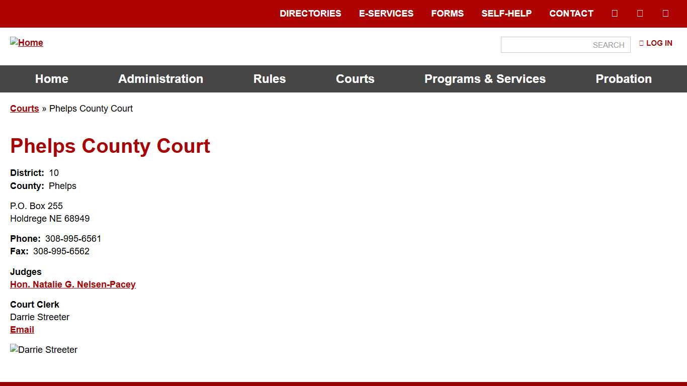 Phelps County Court | Nebraska Judicial Branch